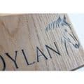 Personalised Oak Horse Name Sign from only £19.99